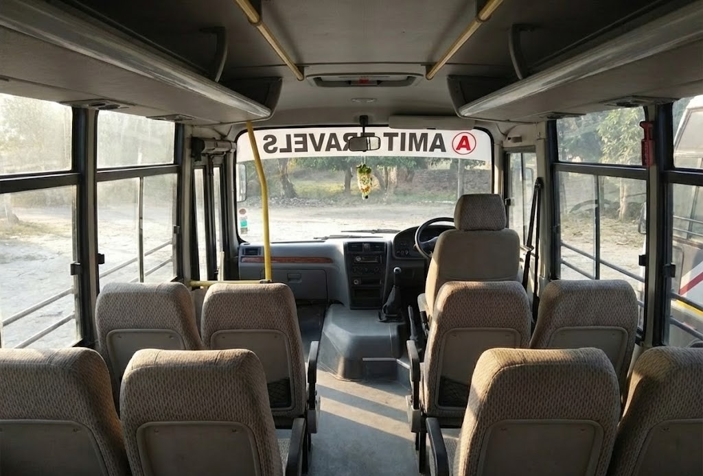Non-AC Bus interior view